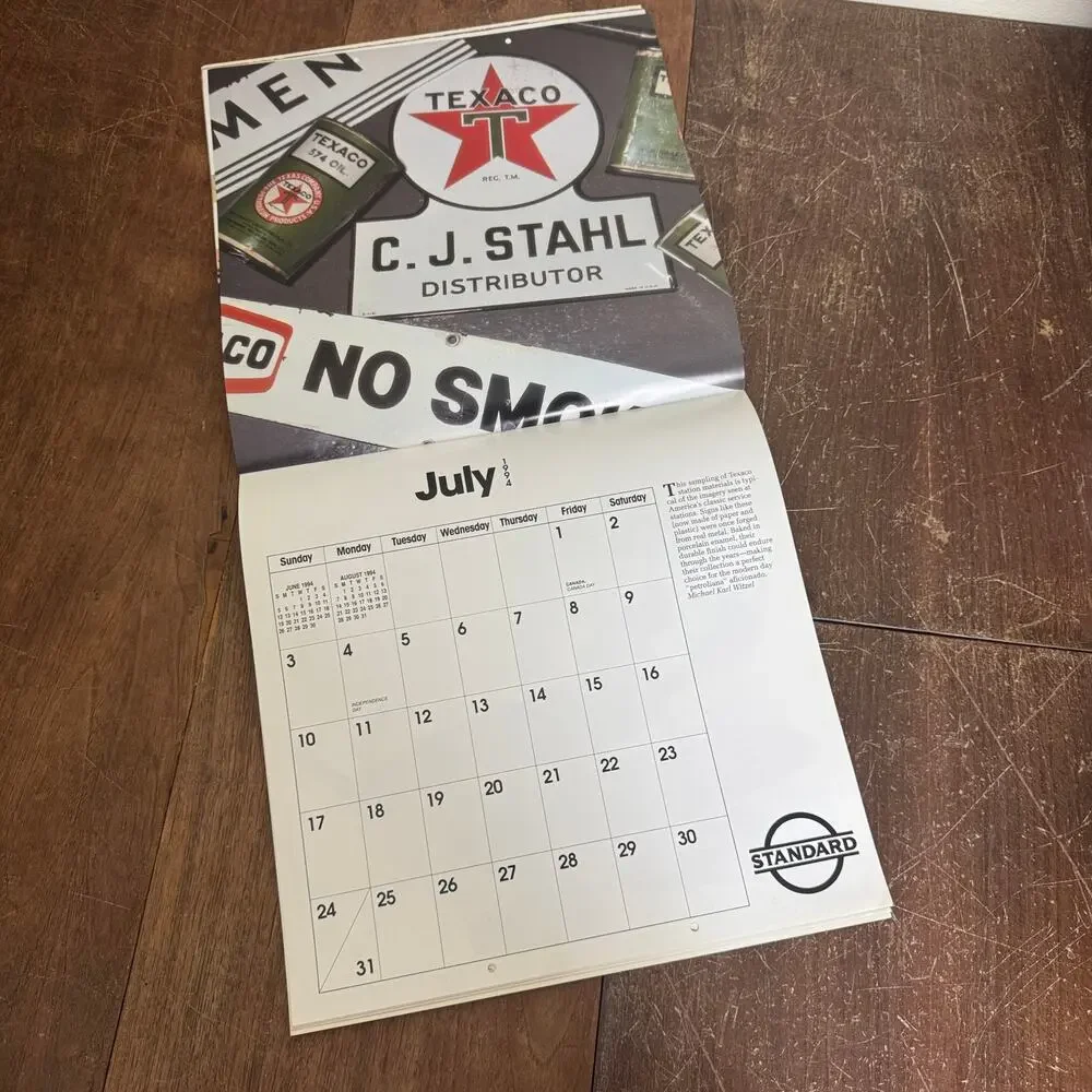 The Great American Gas Station 1994 Calendar UNUSED‎ Michael K. Witzel